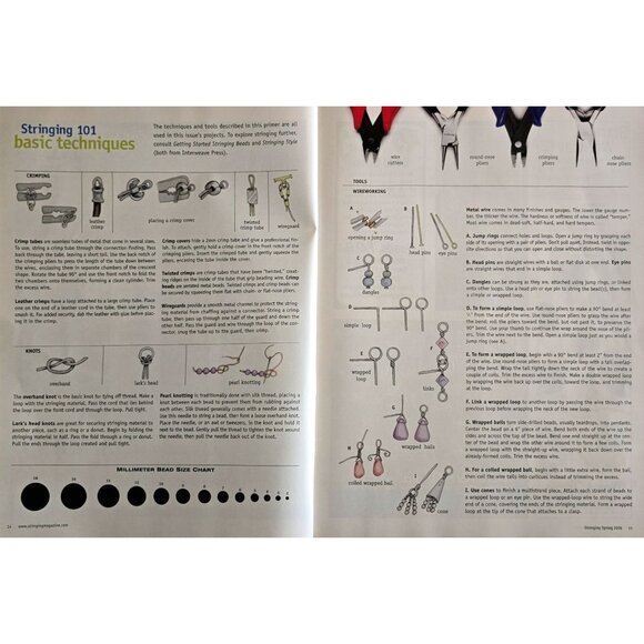 Stringing Magazine Spring 2006 Over 150 Designs And How To Create Them - Picture 4 of 16